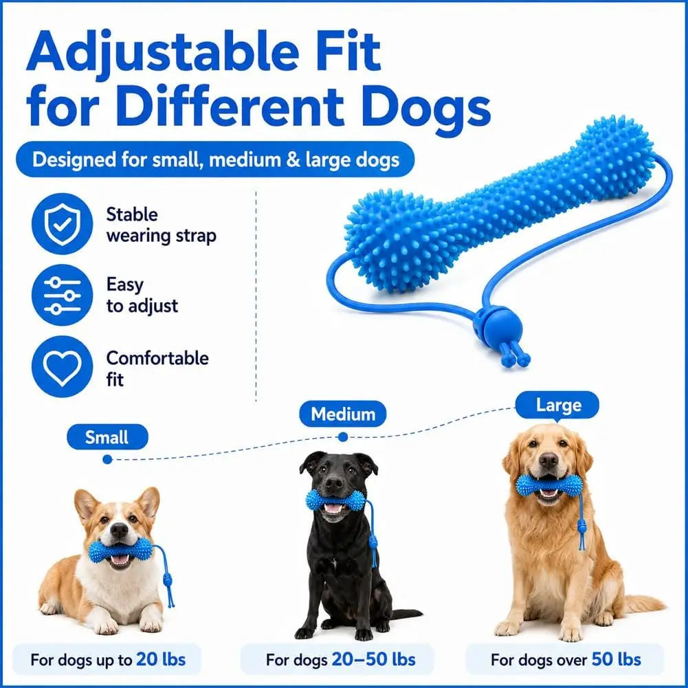 Dual-Action Canine Dental Prop for Dogs
