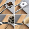 Precision Stainless Steel Tweezers Set – Straight & Curved Tips
