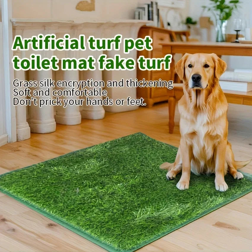 Washable Fake Grass Dog Potty Training Pad