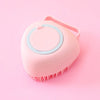 Pet Bathing Massage Brush with Soft Silicone Bristles