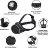 Adjustable Breathable Mesh Dog Muzzle with Reflective Strip