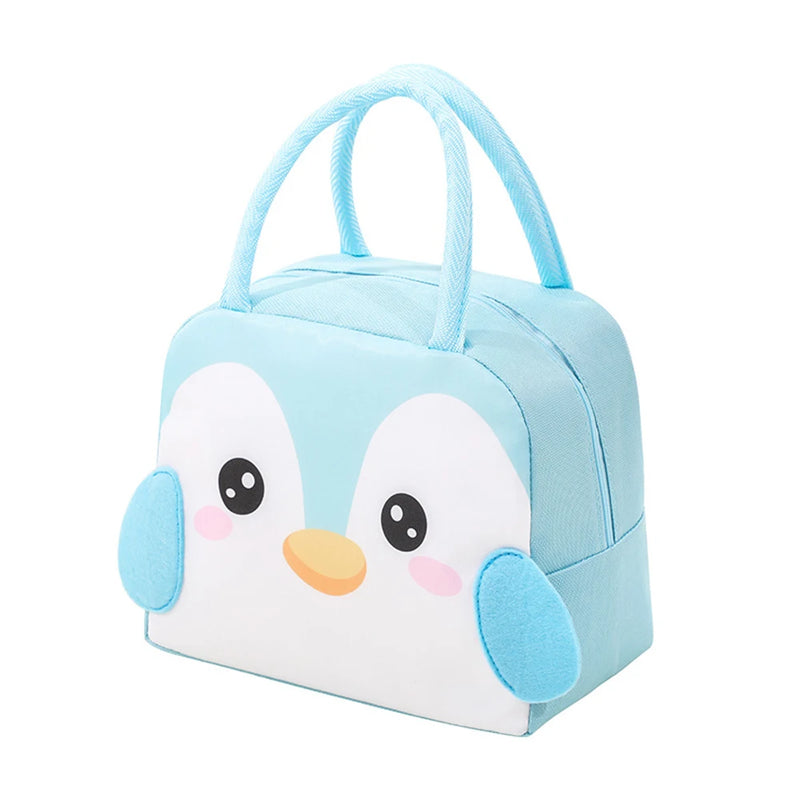 3D Cartoon Insulated Lunch Tote