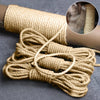 Poteau Grattoir pour Chat en Corde de Sisal Naturel