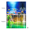Aquarium 3D Background Sticker Poster for Fish Tank