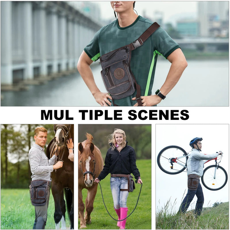 Adjustable Drop-Leg Waist Bag
