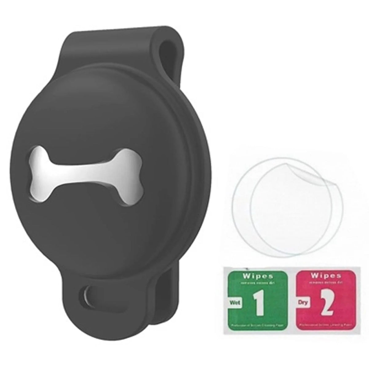 Silicone AirTag Holder for Pet Collars – Protective Anti-Lost Case for Cats and Dogs