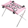 Foldable Pet Grooming Hammock Stand with Breathable Mesh
