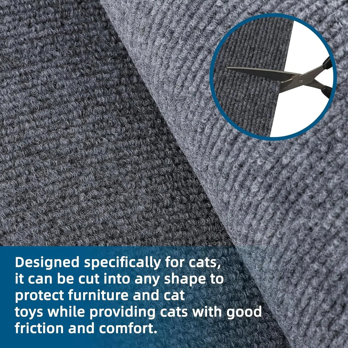 Self-Adhesive Cat Scratch Protection Mat for Furniture