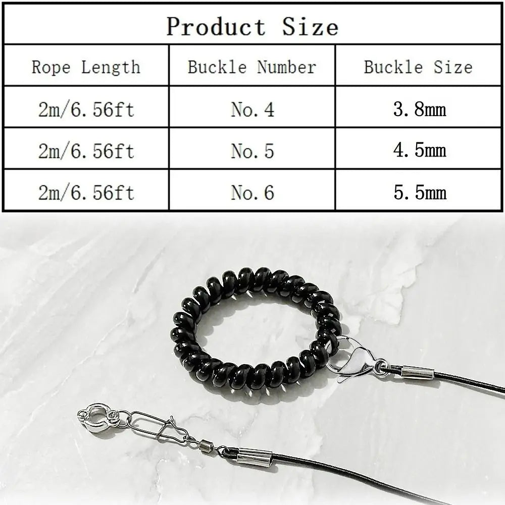 Elastic Parrot Training Leash with Metal Buckle