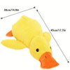 Large Duck Plush Squeaky Toy for Dogs