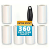 Adhesive Lint Roller with Handle for Pet Hair and Lint Removal