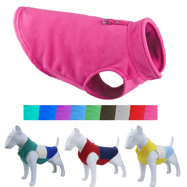 Winter Fleece Dog Clothes Coat for Small Dogs