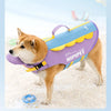 Adjustable Dog Life Jacket with Reflective Trim for Swimming and Water Safety