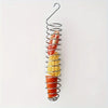 Stainless Steel Parrot Forager Feeder with Spiral Fruit Basket