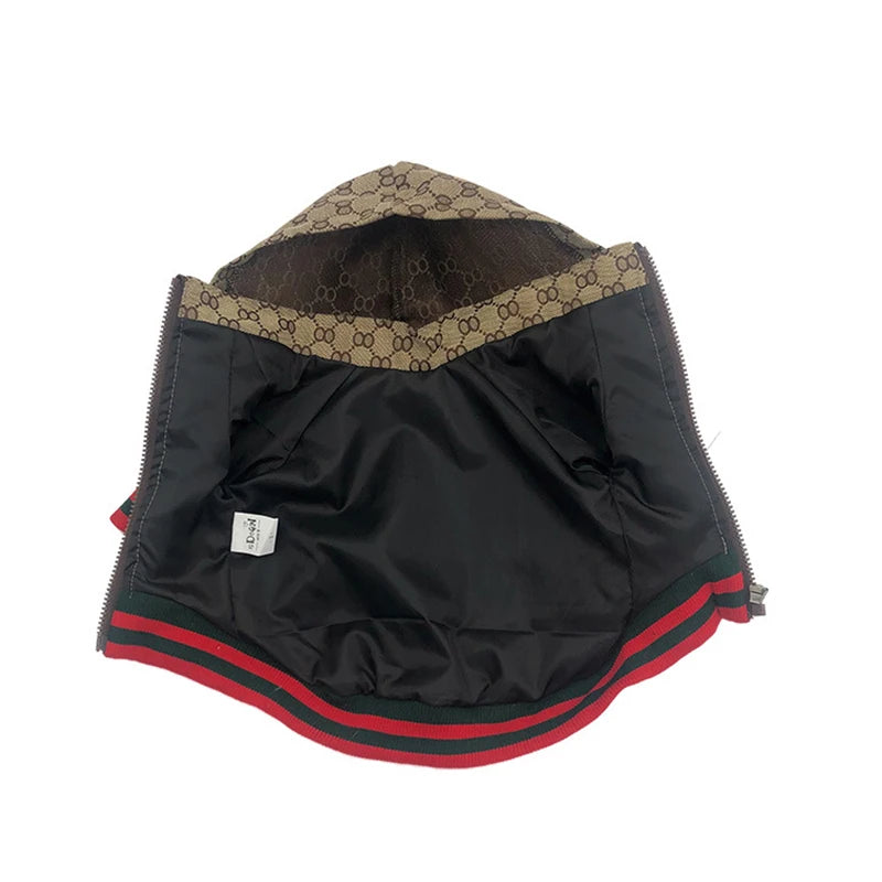 Patterned Dog Coat for Autumn and Winter