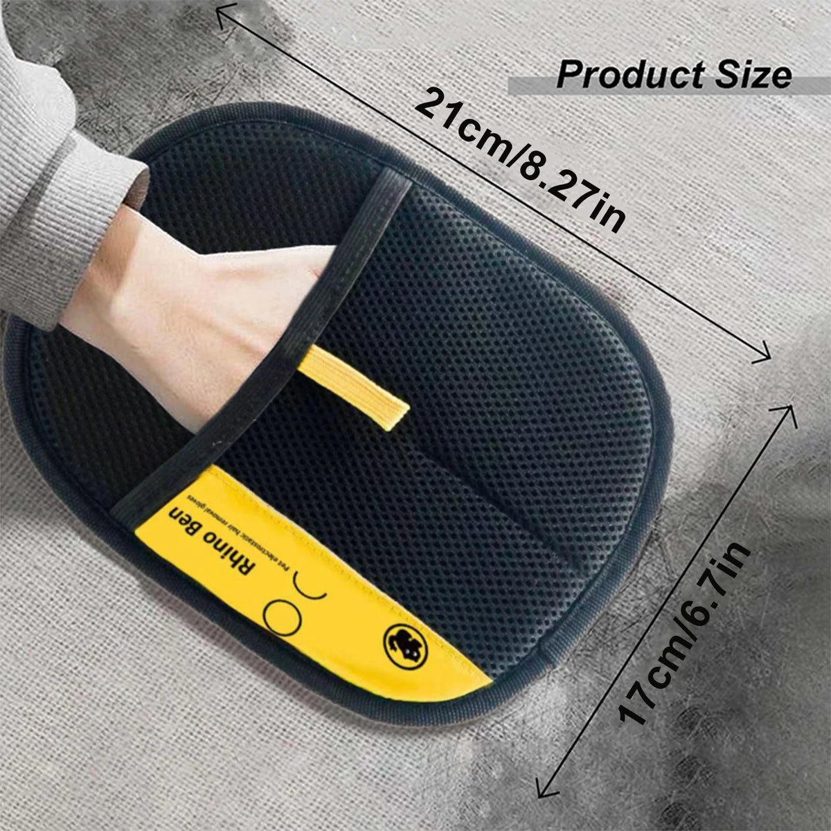 Electrostatic Pet Hair Removal Gloves for Cats and Dogs