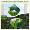 Nid Douillet en Peluche pour Petits Oiseaux