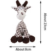 Plush Squeaky Donkey Dog Toy for Teething and Interactive Play