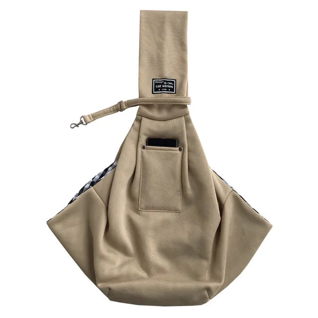 Cotton Pet Carrier Sling Bag for Small Dogs and Cats