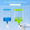 Hanging Bird Water Dispenser with Clear Bottle for Easy Monitoring