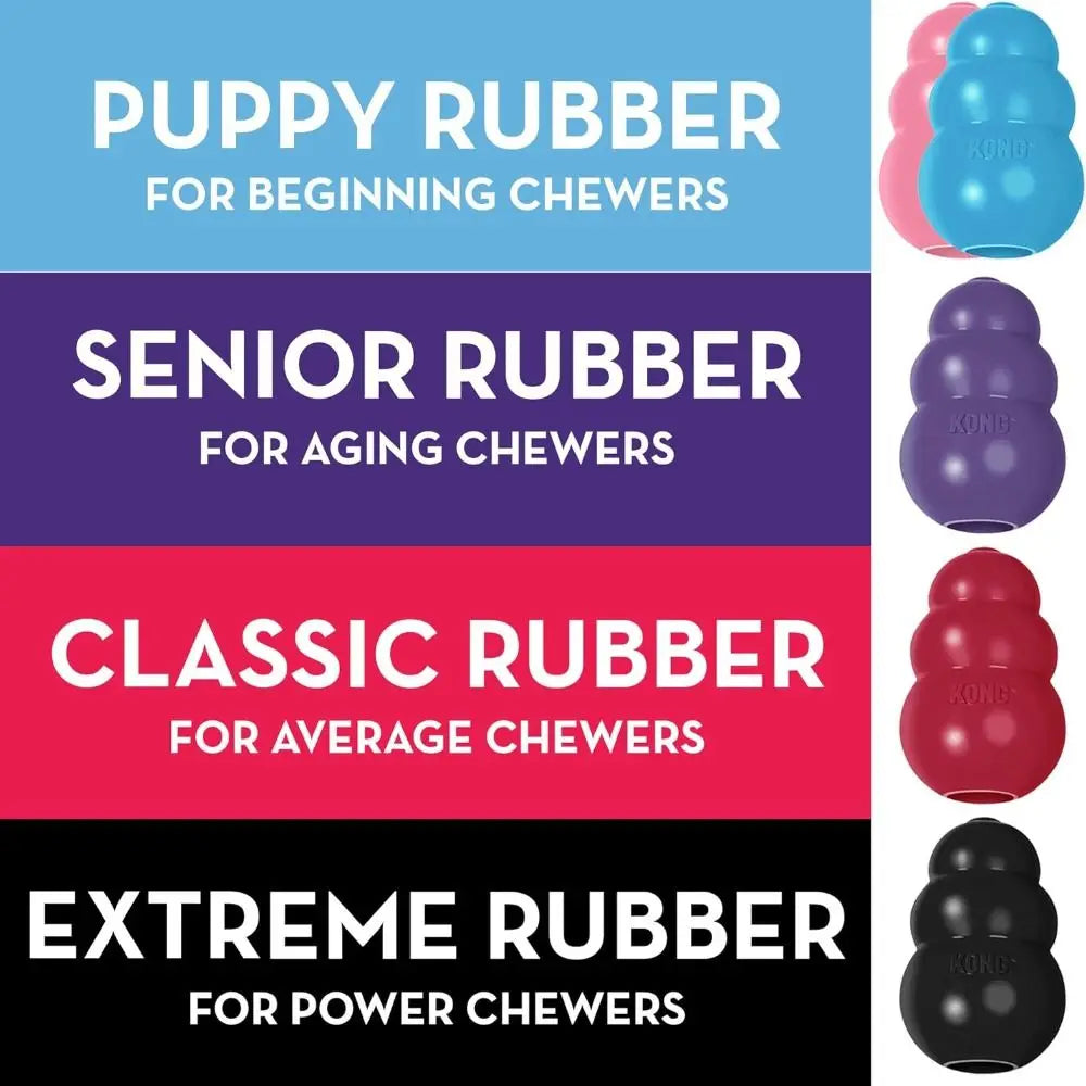 KONG Classic Durable Rubber Dog Toy with Erratic Bounce