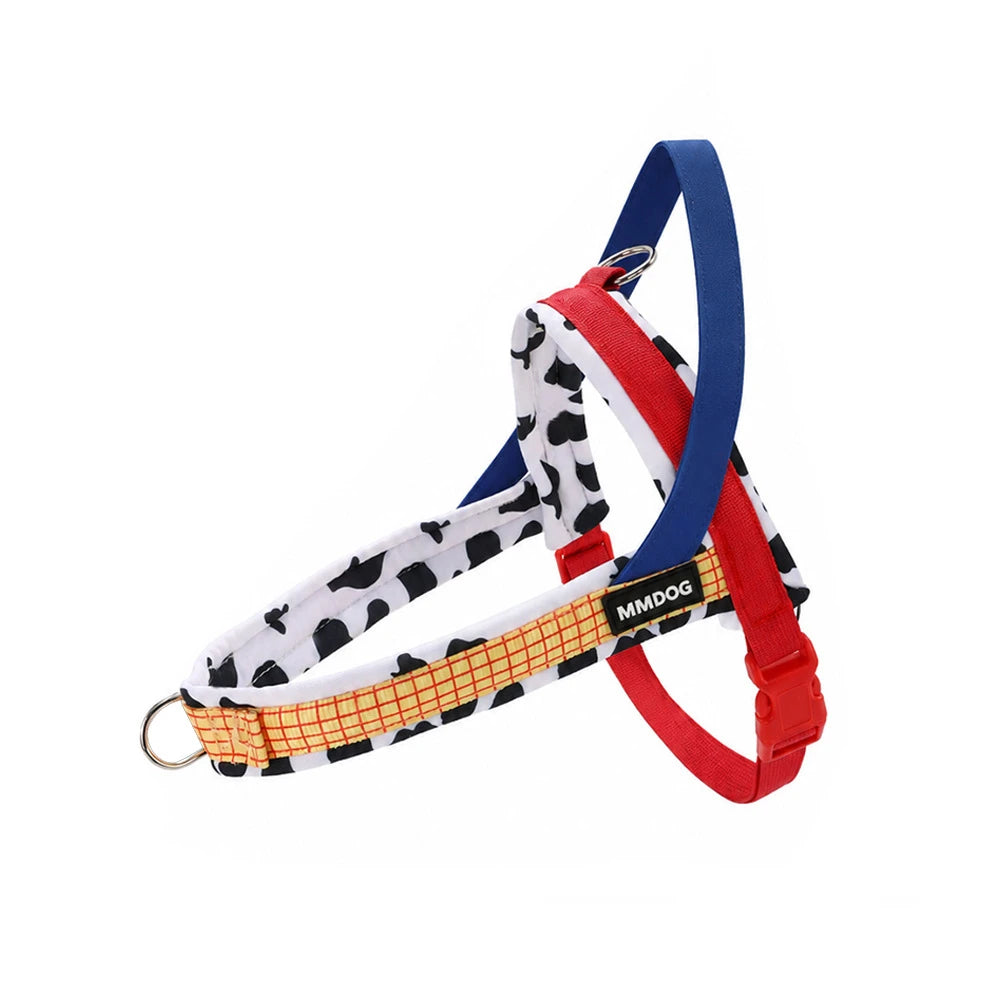 Quick-Release No-Choke Dog Harness with Dual D-Rings