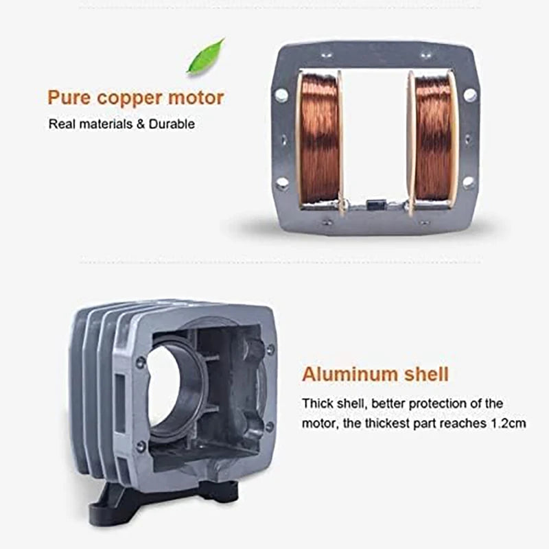 High-Output Aquarium Air Pump with 6-Way Splitter