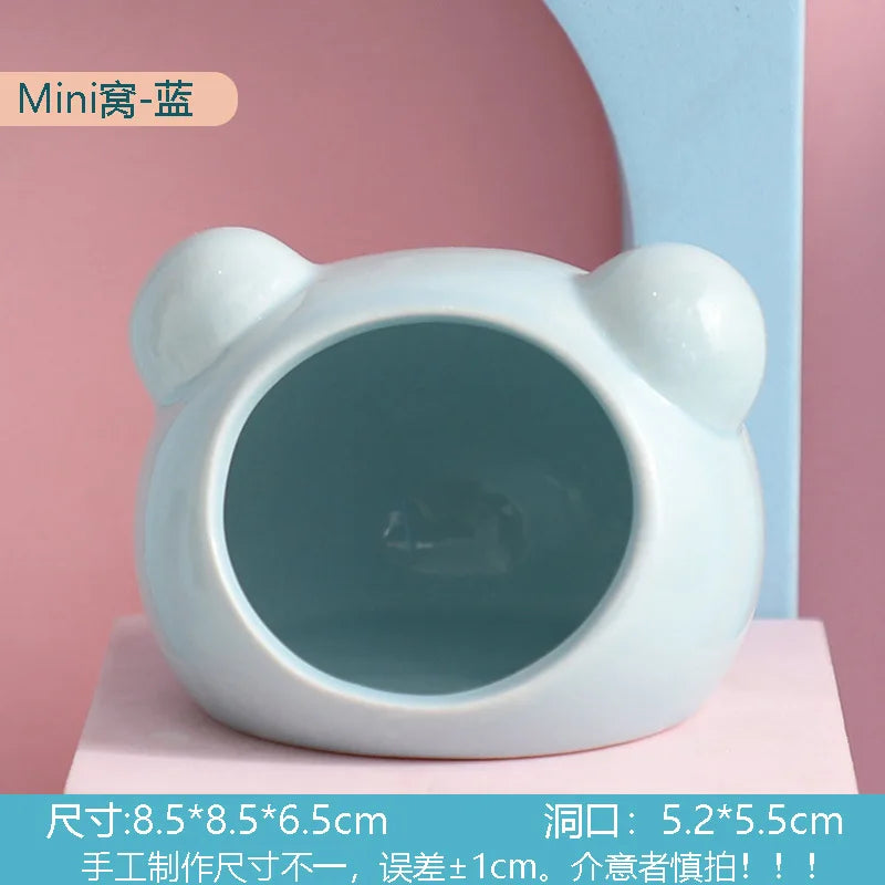 Ceramic Hamster House – Cool Summer Hideout for Small Pets