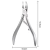 Precision Stainless Steel Cuticle Nipper for Salon-Quality Nail Care