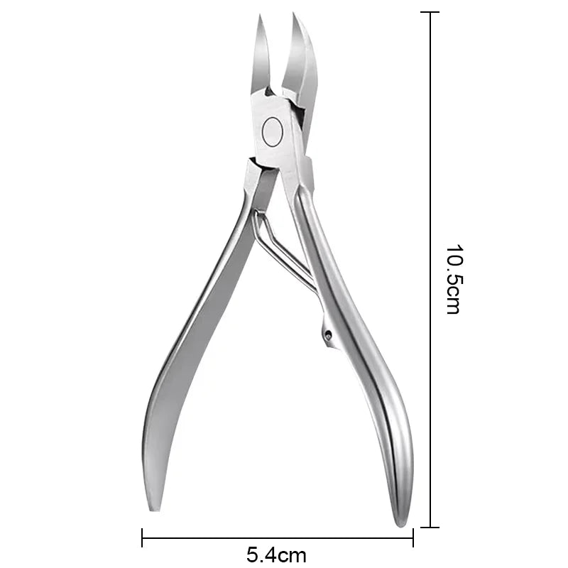 Precision Stainless Steel Cuticle Nipper for Salon-Quality Nail Care