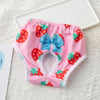 Reusable Leakproof Dog Diaper Pants with Cute Cartoon Print