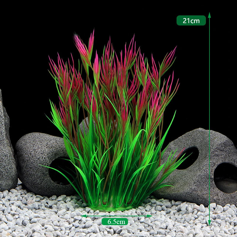 Realistic Artificial Aquarium Plants for Fish Tank Décor