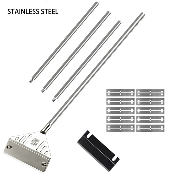 Racleur de verre d'aquarium extensible