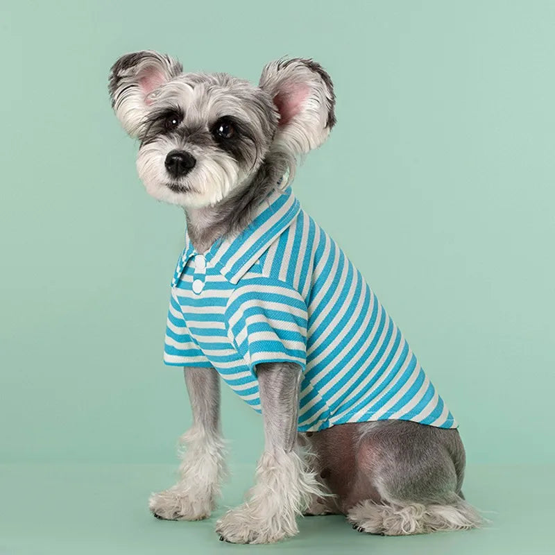 Classic Cotton Polo Shirt for Dogs and Cats