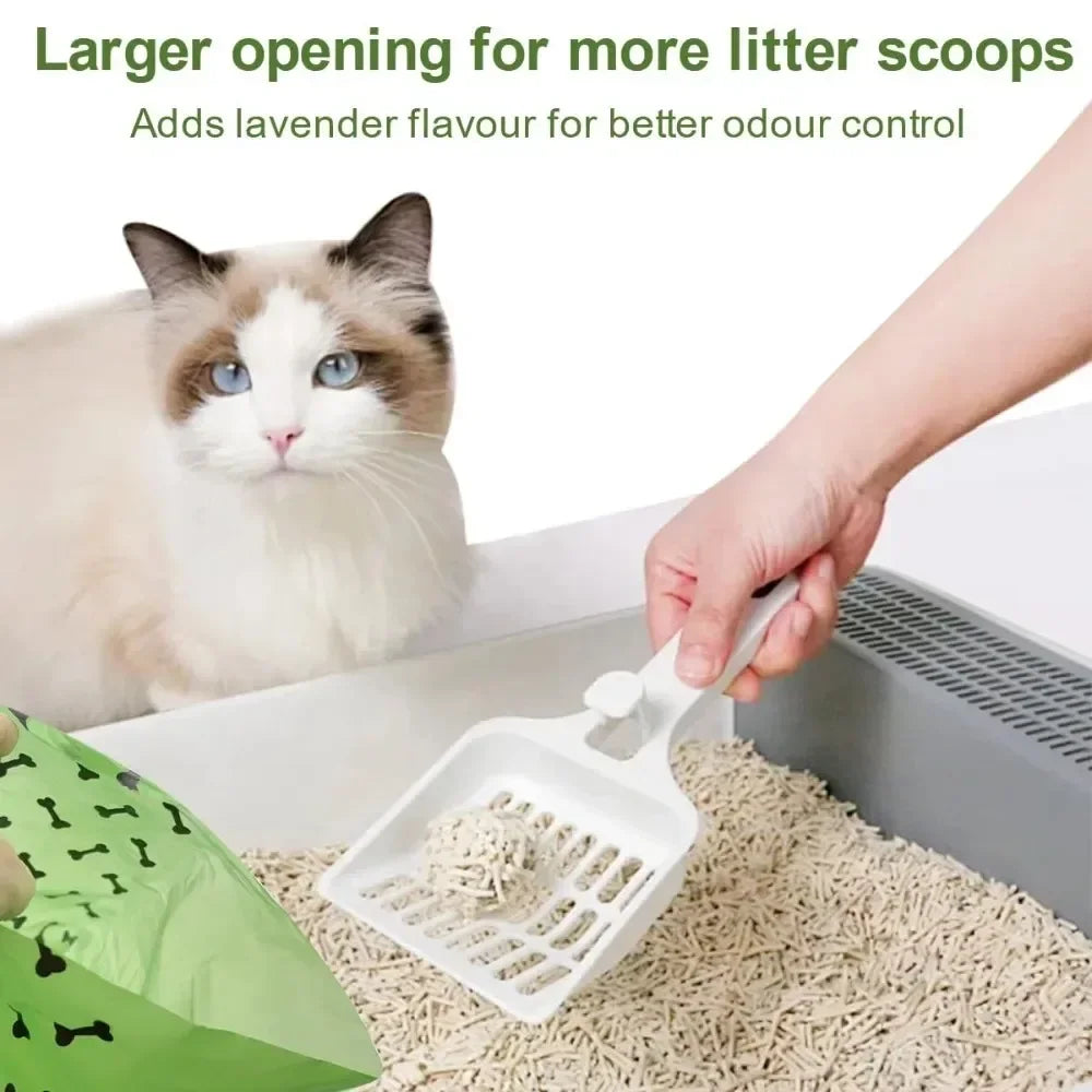 Lavender Scented Biodegradable Dog Poop Bags (120 Count)