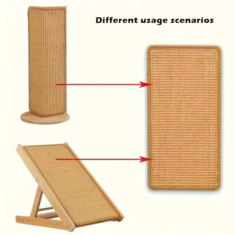 Durable Sisal Cat Scratching Post for Healthy Nails & Furniture Protection