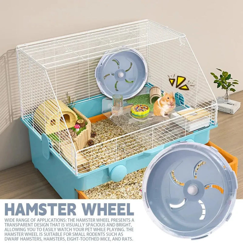 Roue d'exercice silencieuse pour petits animaux