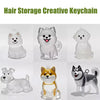 Pet Hair Keepsake Keychain – Memorial Pendant for Dog & Cat Fur