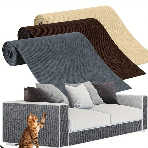 Tapis de grattage pour chat à adhésif auto-adhésif