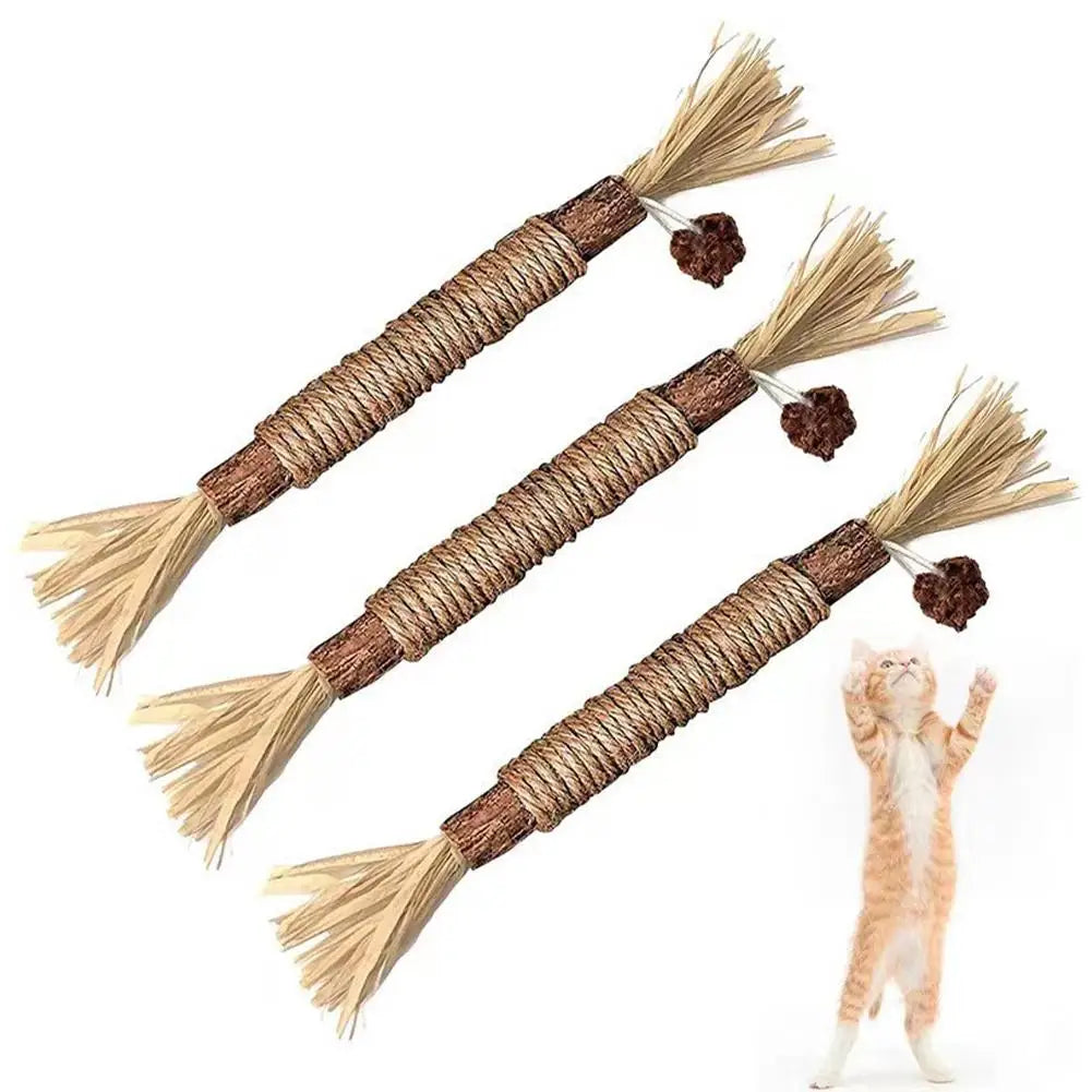 Cat Dental Care Chew Stick with Silver Vine