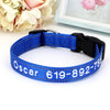 Personalisierte bestickte Nylon-Hundehalsband