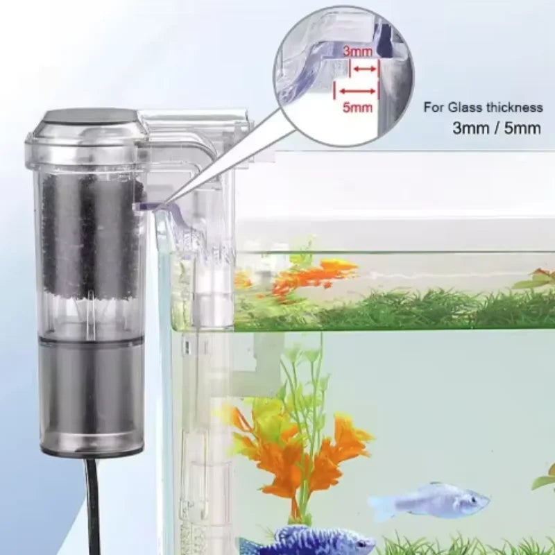 Filtre à Cascade Murale pour Aquarium Mini