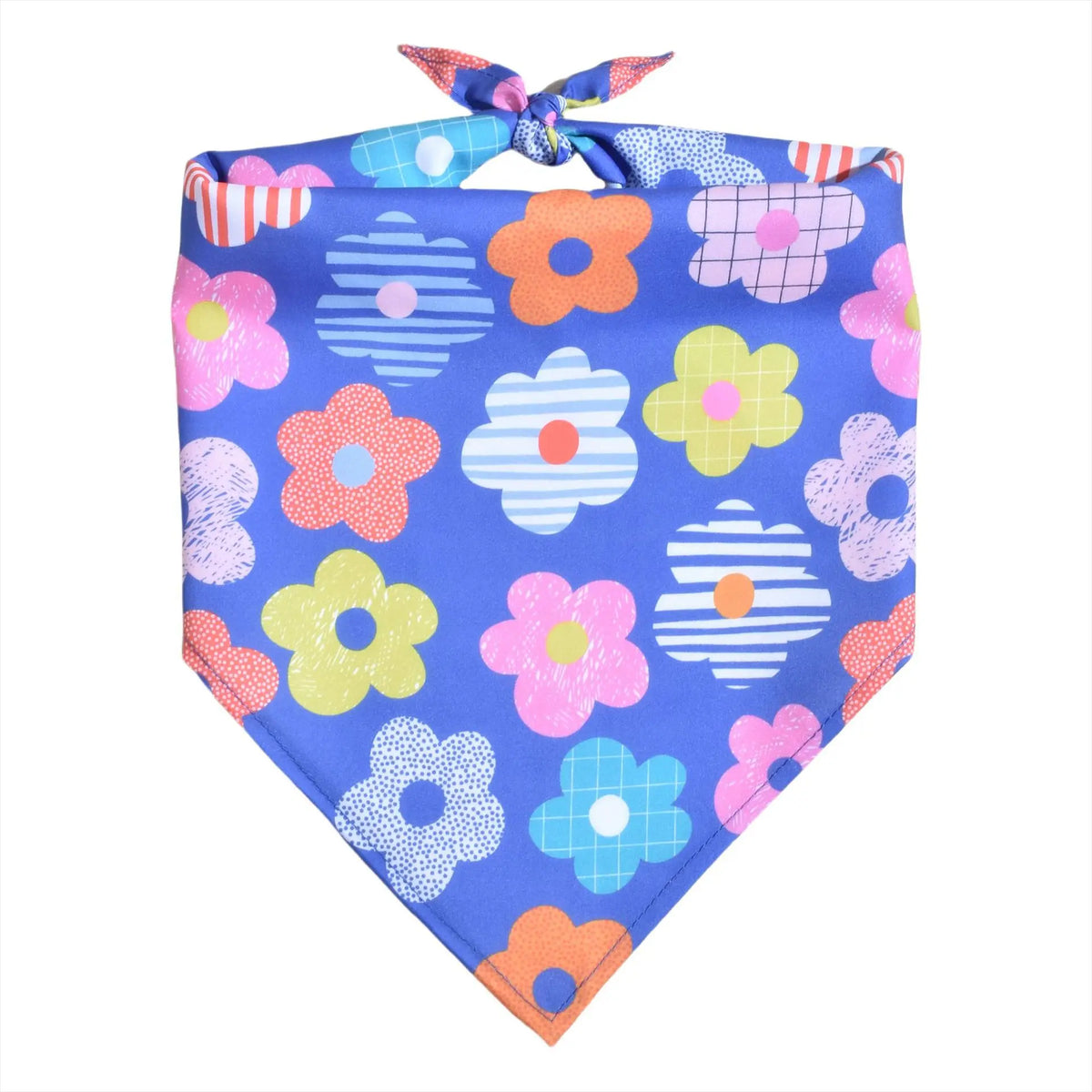 Floral Dog Bandanas with Adjustable Fit