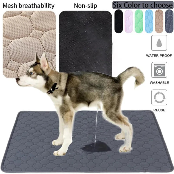Reusable Dog Pee Pad Blanket - Washable Training Pad for Pets