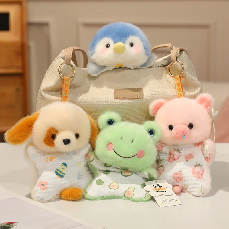 Adorable Cartoon Bean Bag Plush Toy – Soft Forest Animal Stuffed Doll