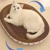 Grattoir pour chat en carton ondulé rond