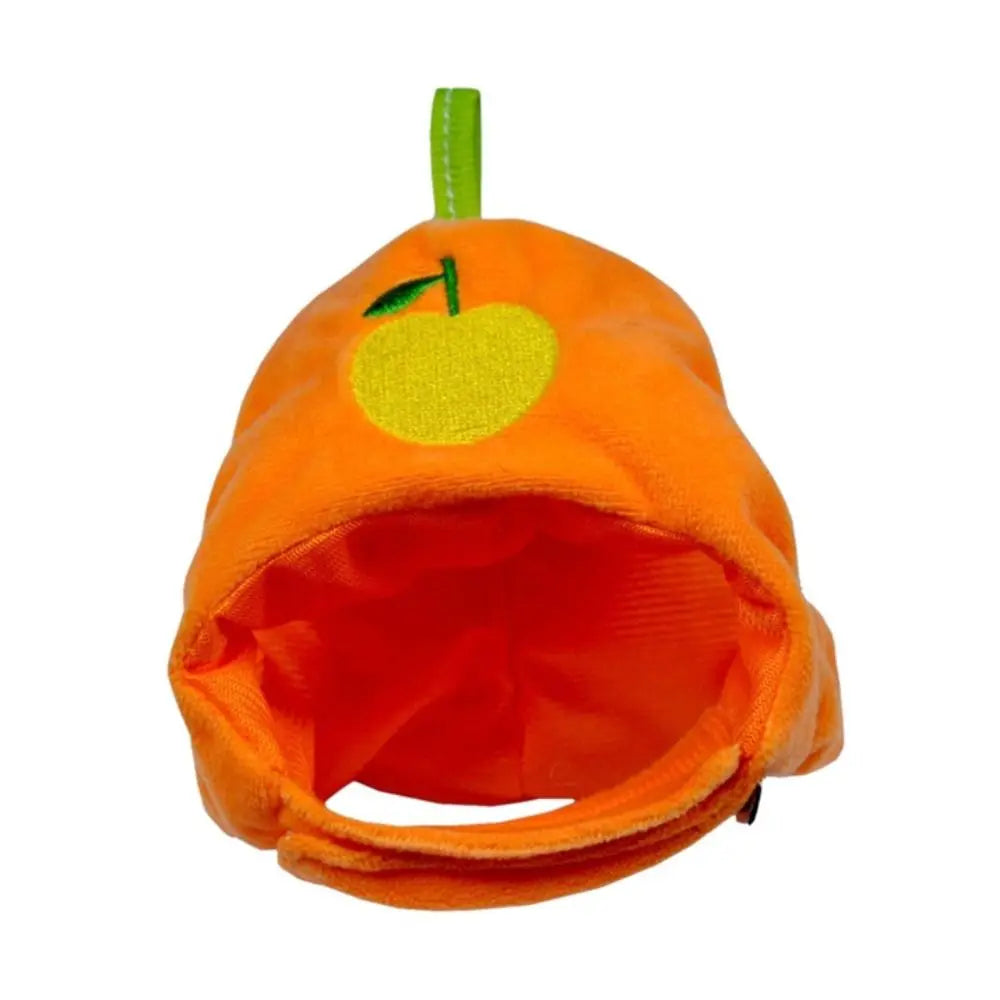 Fruit-Shaped Plush Pet Hat for Cats and Small Dogs