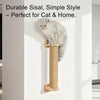 Cat Scratching Post with Sisal and Wood