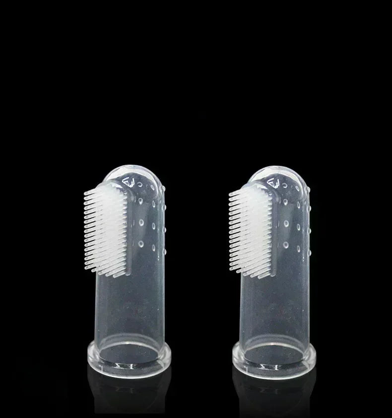 Soft Silicone Finger Toothbrush for Dogs – Gentle Teeth & Tartar Care