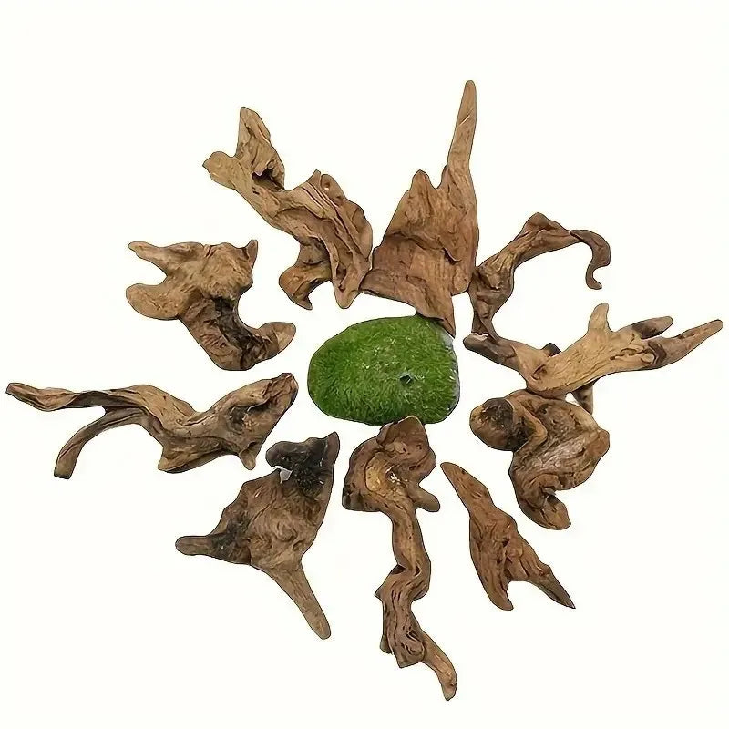 Micro Landscape Aquarium Decor Wood Branches 5-10cm - 3/6/9pcs